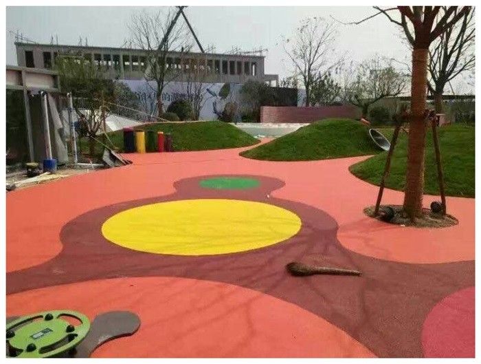 Rubber Material EPDM Rubber Flooring Outdoor Playground Floor For Kids